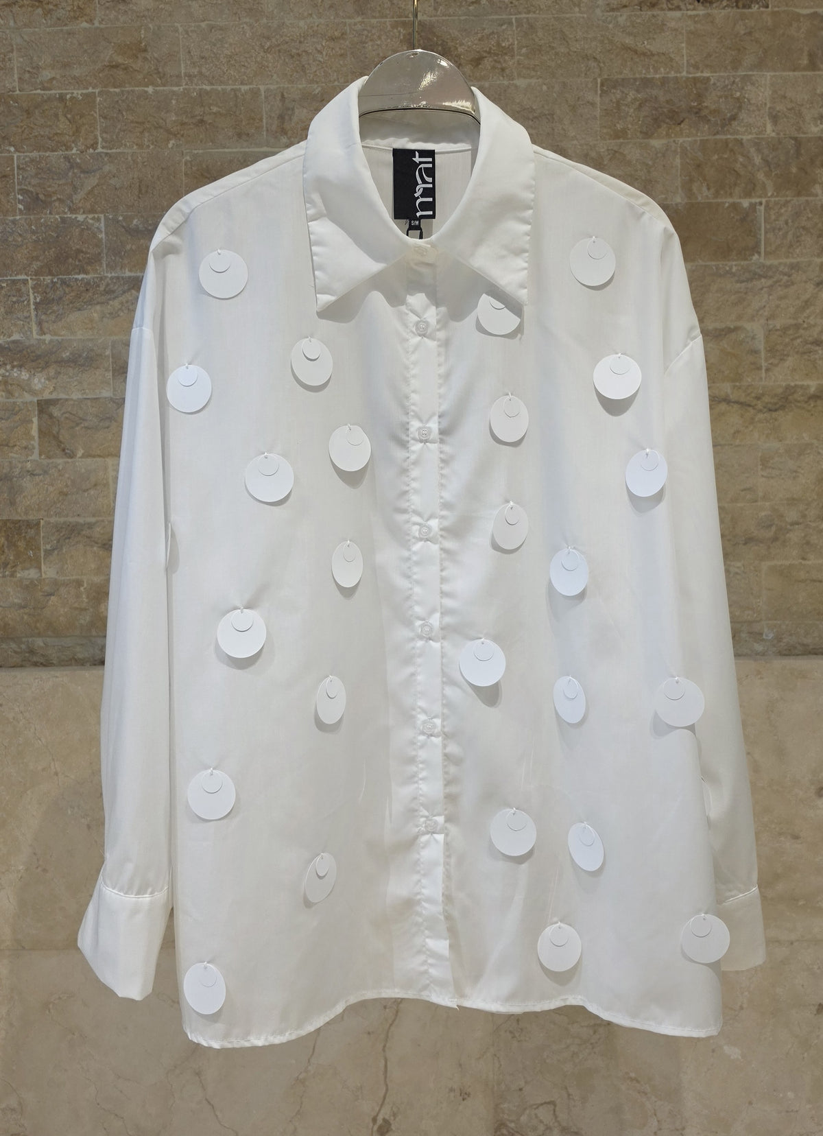 Shirt with Circular Embellishments 0004.3511