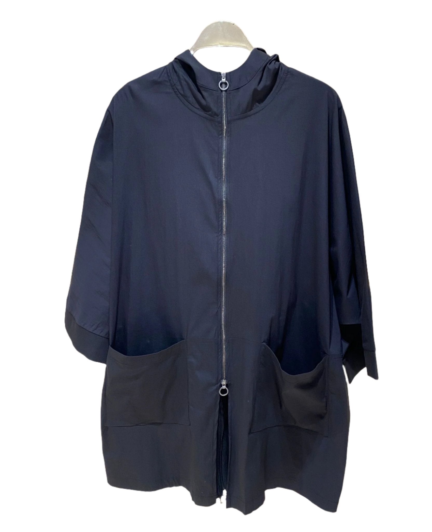 24Y235211 Zippered Oversized Hoodie Jacket