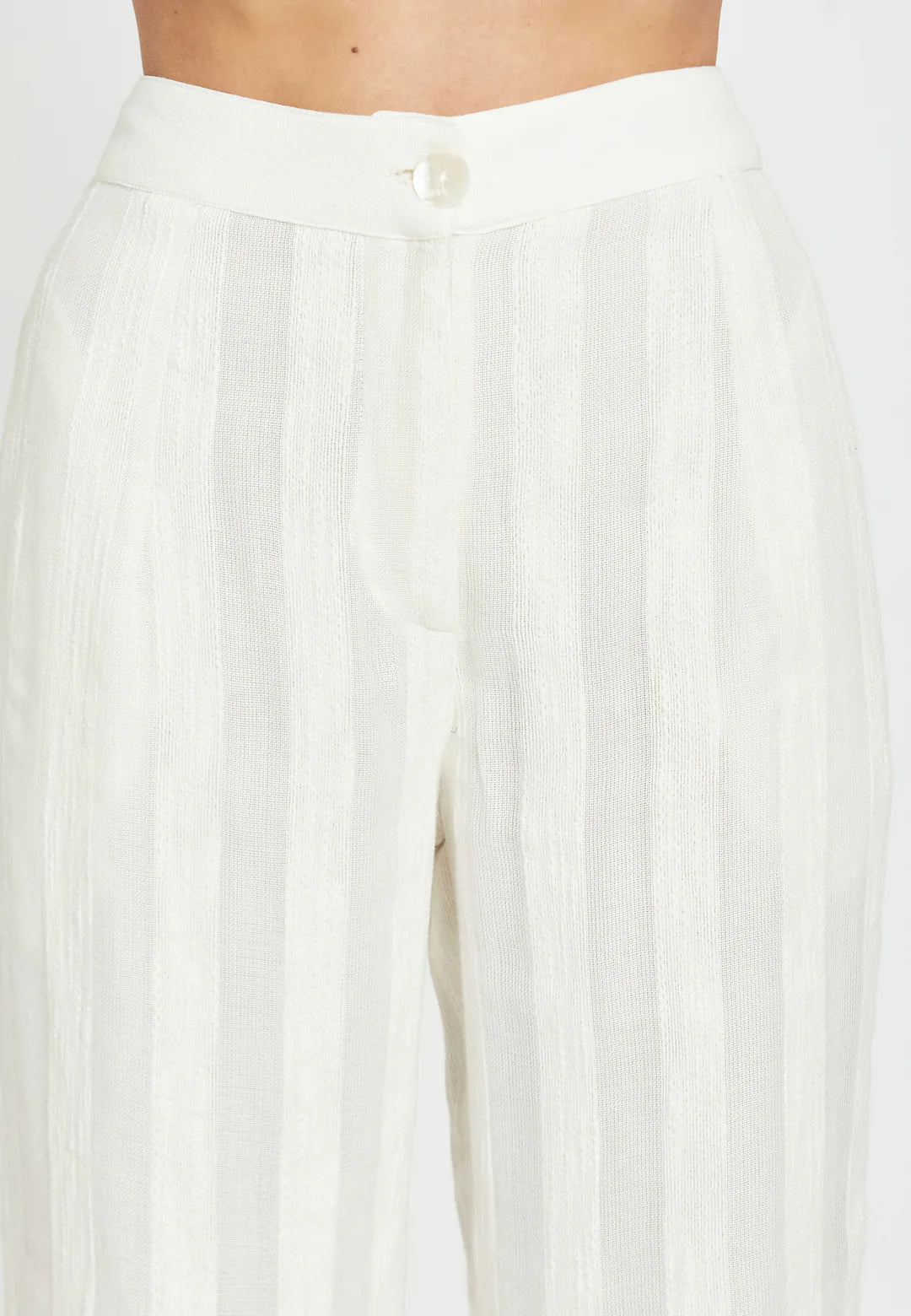 Sea Muse Wide Leg Cotton Pants بنطال قطني واسع الساق