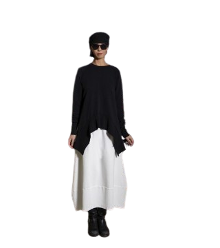 Asymmetrical Sweater Top - 23WF01