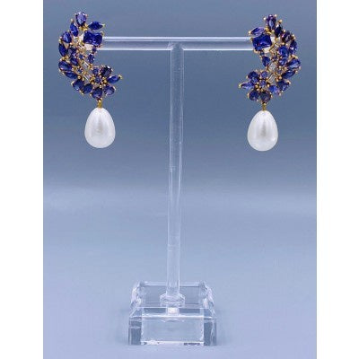 Golden Frosty Amethyst Pearl