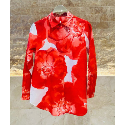 Red Floral Shirt - GT18655