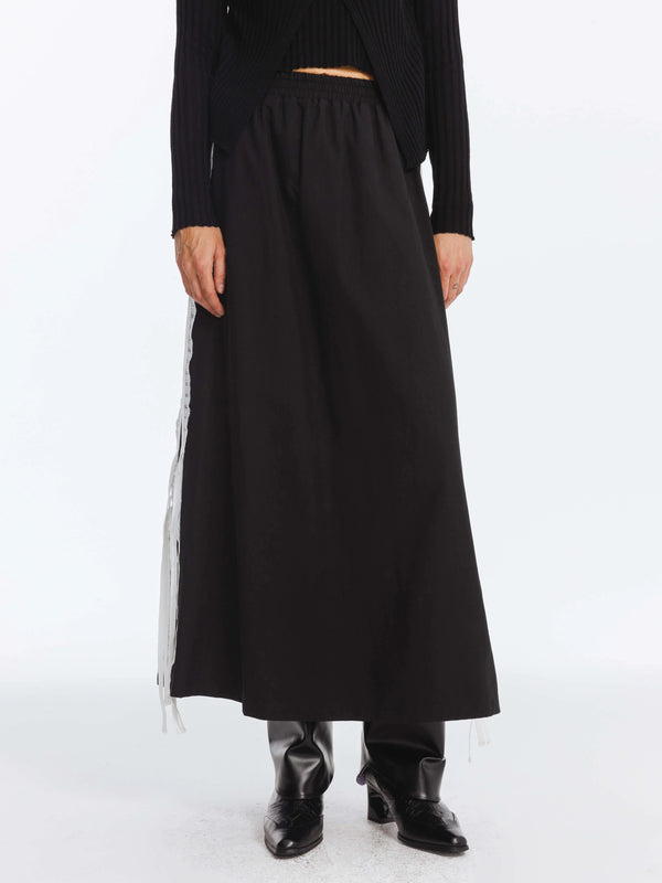 Long Skirt with Lace Ribbons - COBDS6005