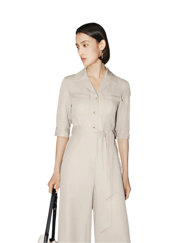 Belted Jumpsuit - 5E4190861