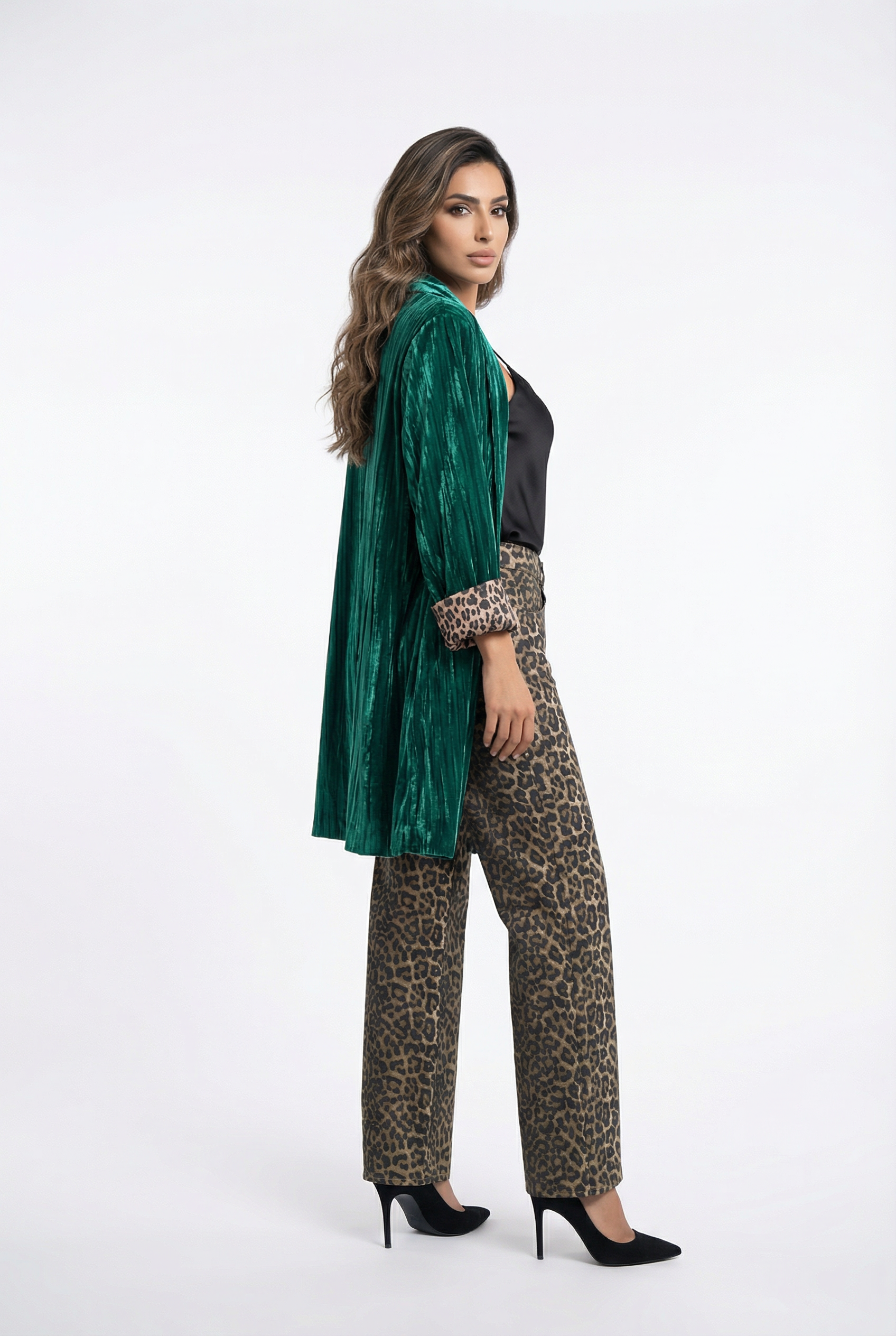 2352328 Velvet Jacket - Brown Loft