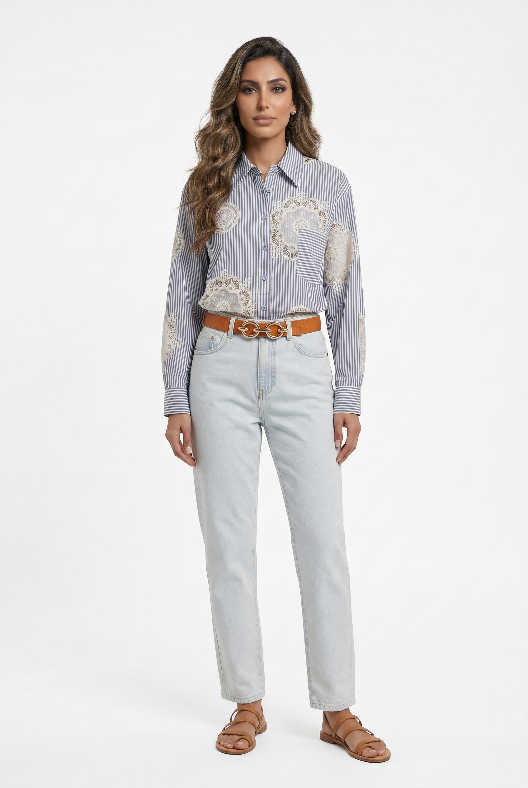 Skinny Leather Belt BK0103