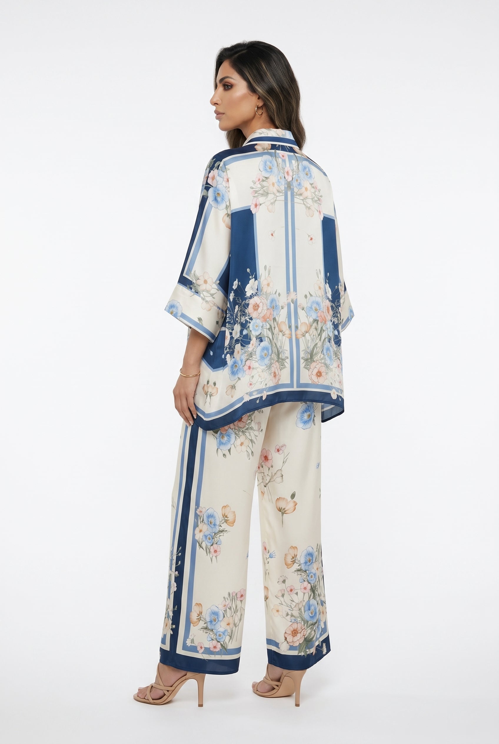 Satin Cape Shirt and Pants KD8871/99VS-6