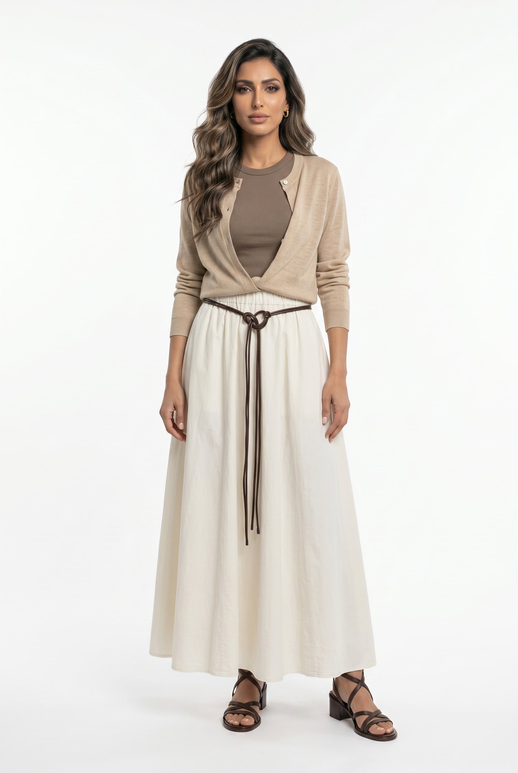 Cotton Maxi Skirt BCG03301