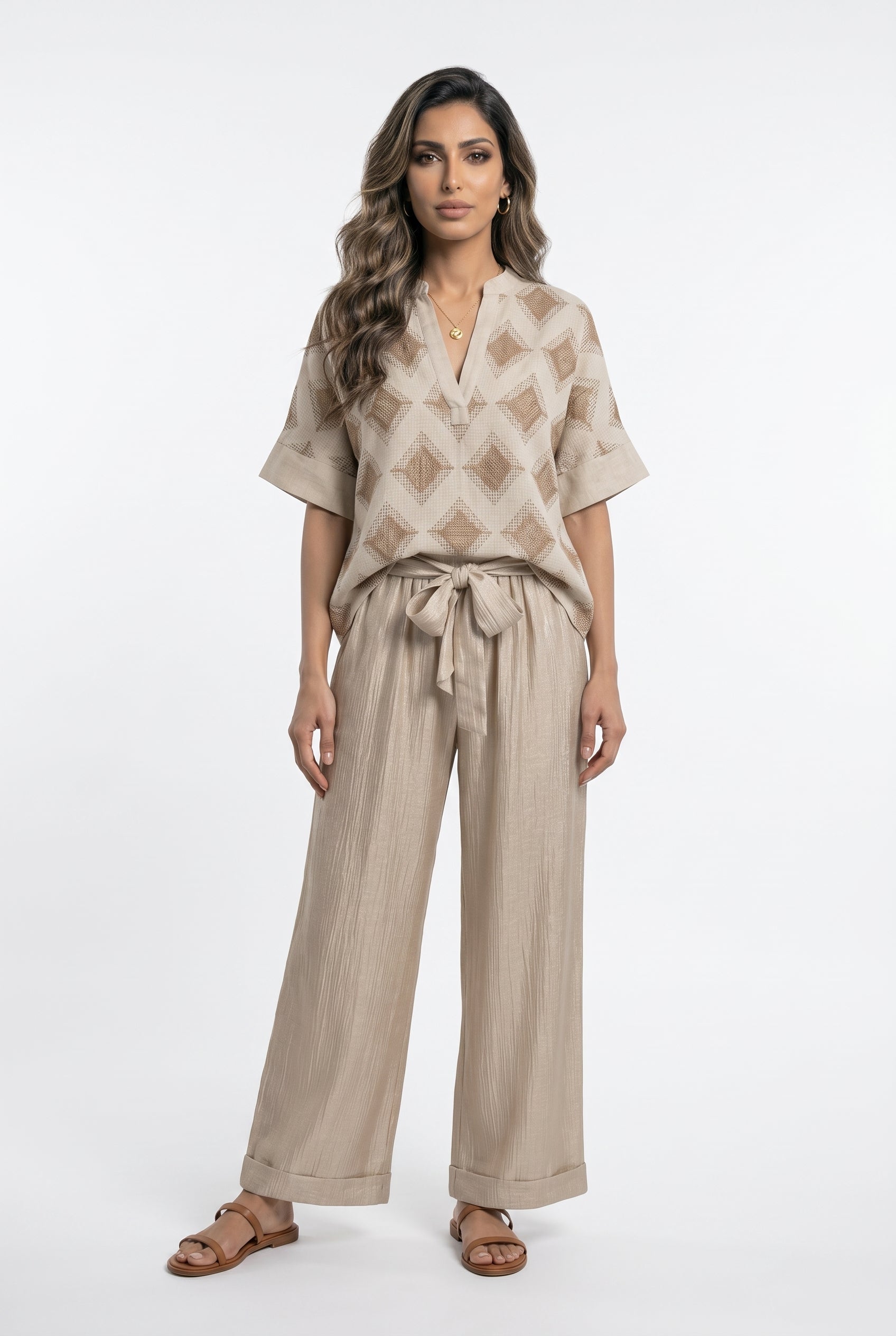 Palazzo Shiny Pants TDM25026