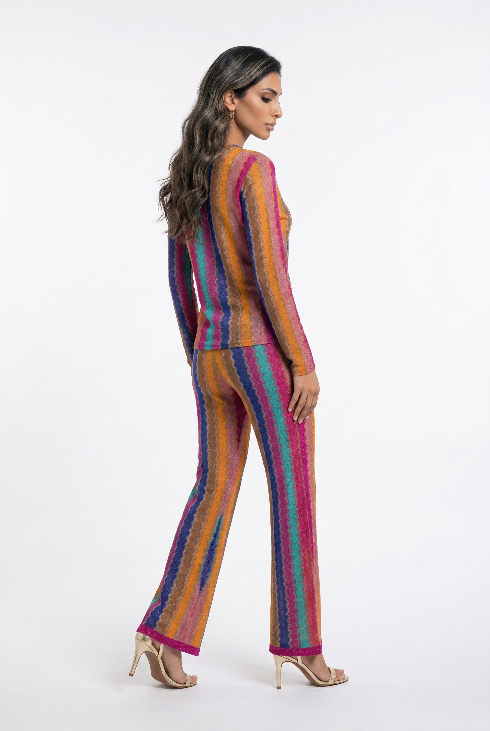 Knit Lurex Blend Pants 67897