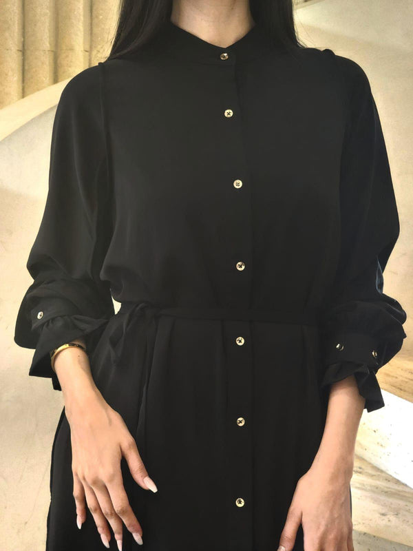 Buttoned Long Dress - COAID2039