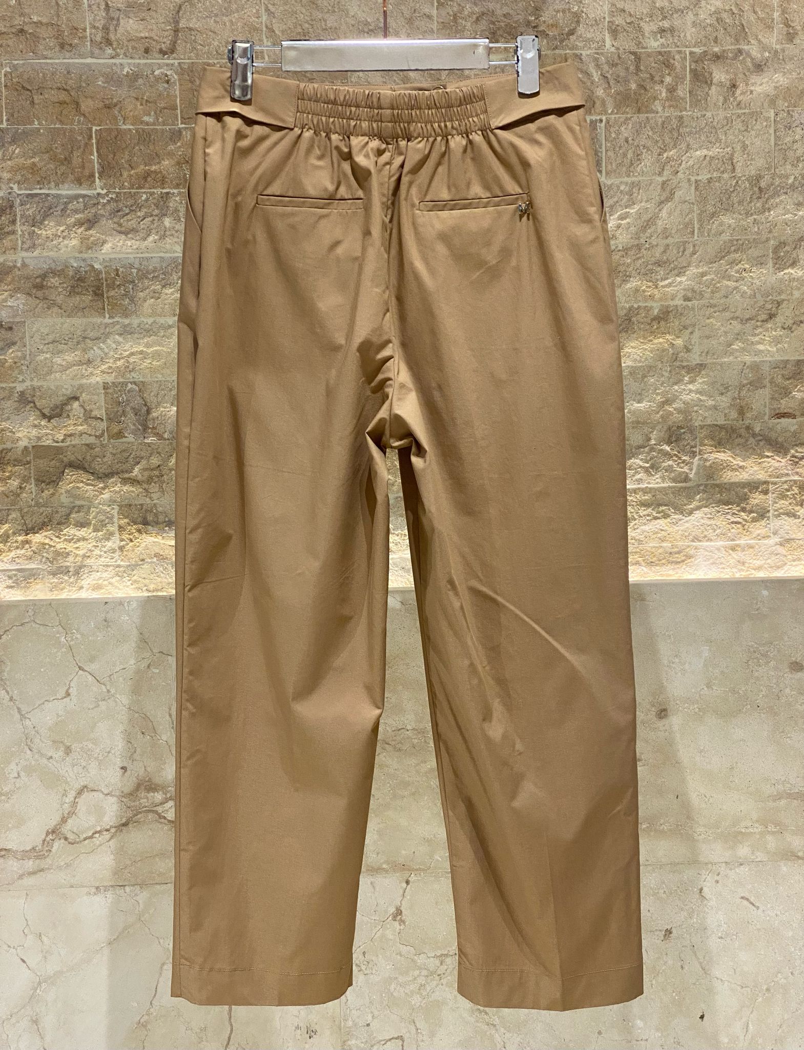 MS2514018 Cropped Tailored Pants - Brown Loft