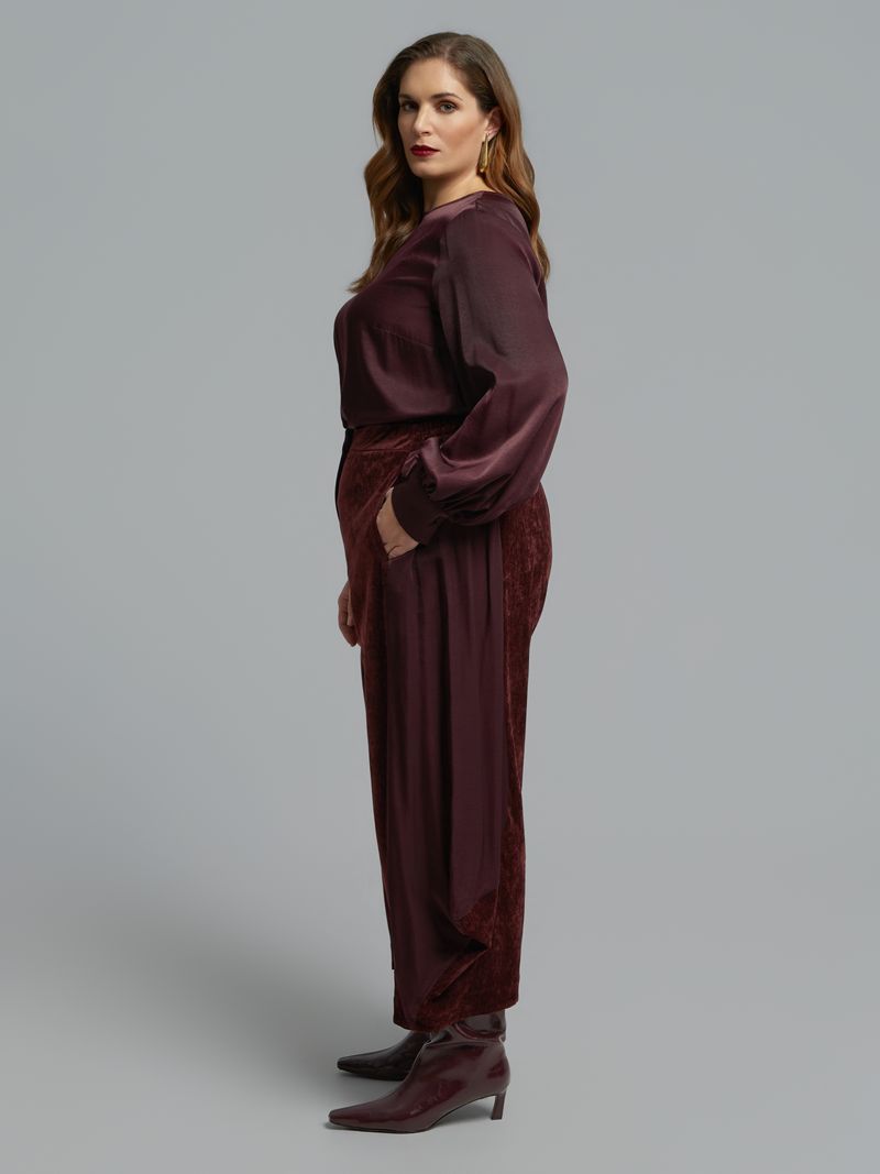 Velvet Blazer & Wide-Leg Pants Set 8601.4012/2025