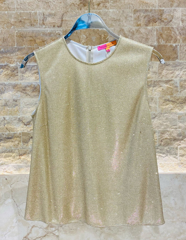 Round Neck Sleeveless Top - 32208