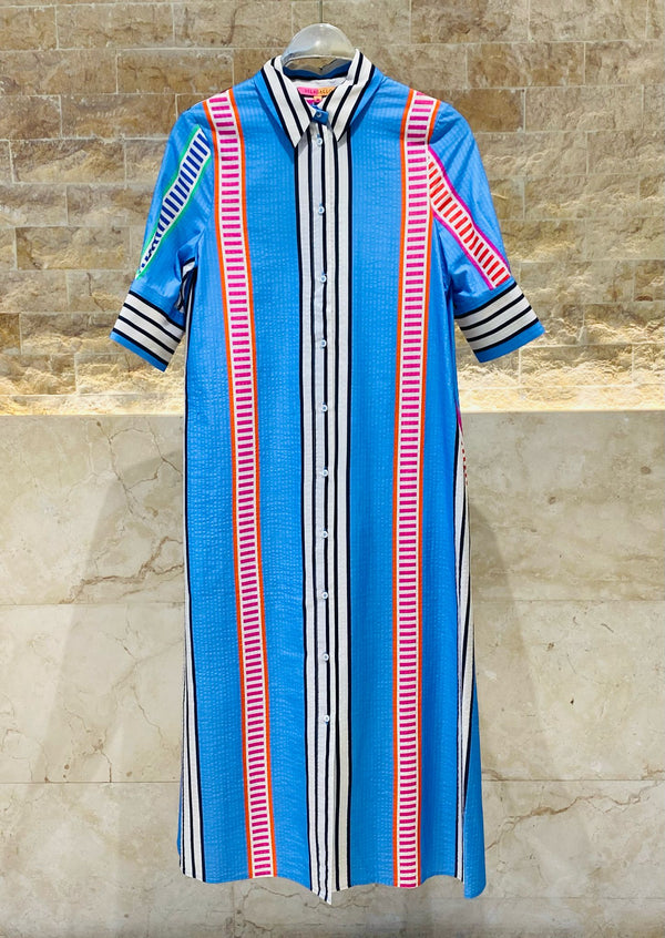 Mido Collared Shirt Dress