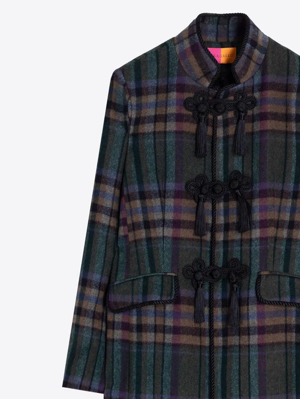 33854 Toggle Check Coat
