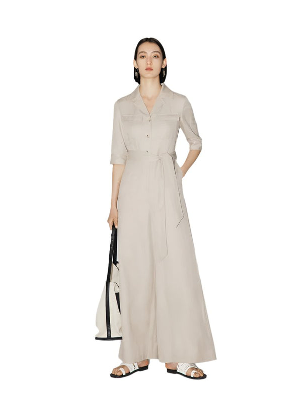 Belted Jumpsuit - 5E4190861