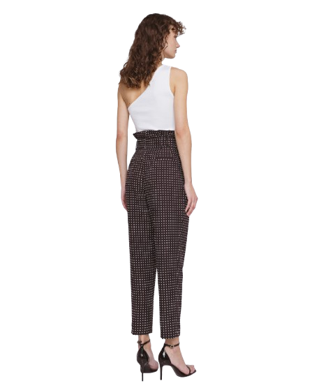 Polka Dot Pleated Pants - 43-5070