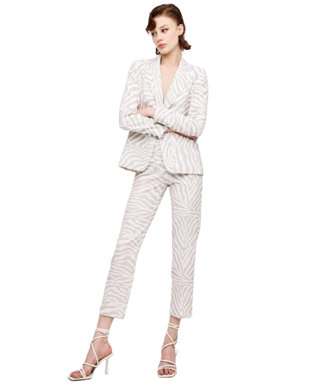 Zebra Print Jacket - 43-1076