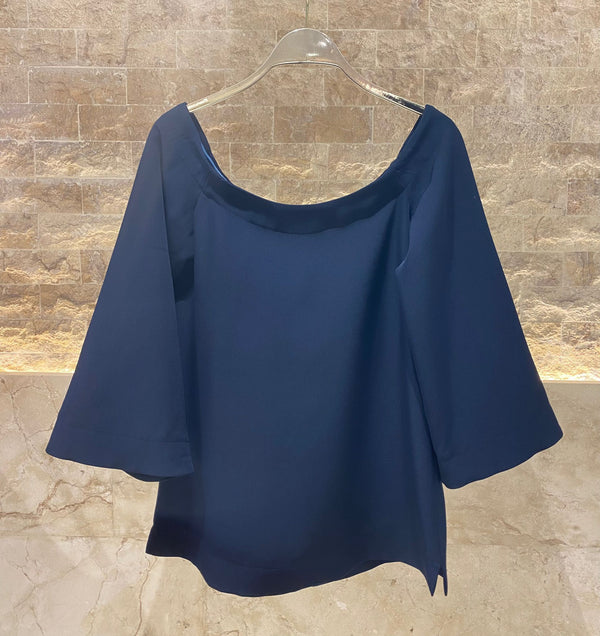 Crepe Top with Flare Sleeves - 44-2162