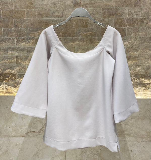 Crepe Top with Flare Sleeves - 44-2162