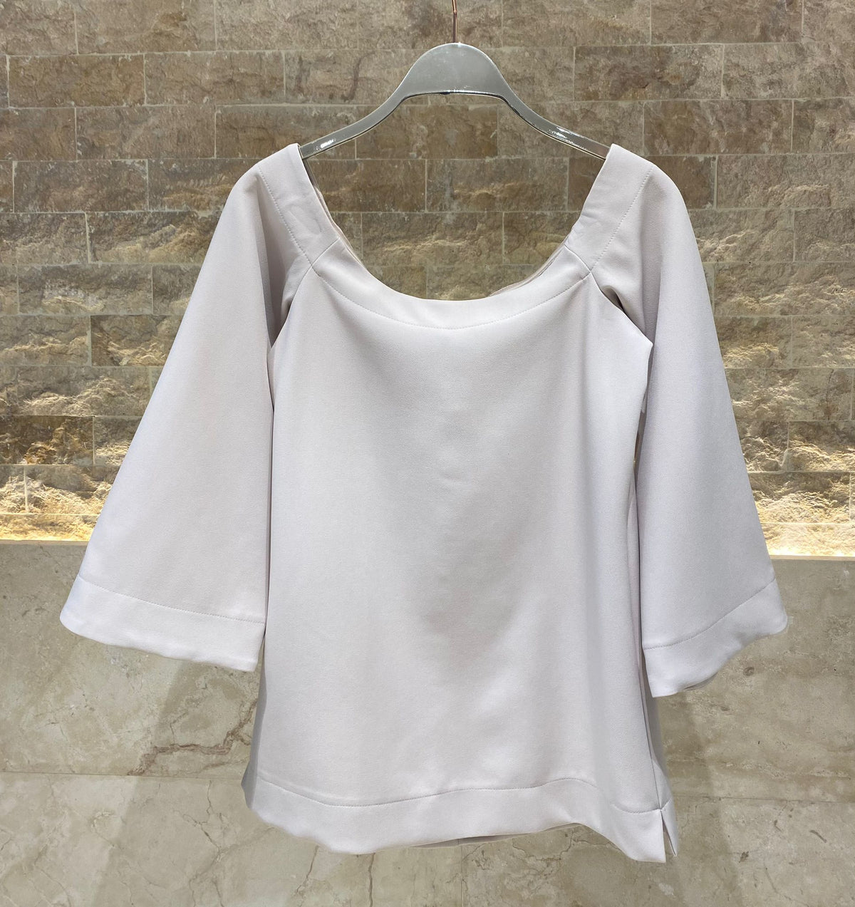 Crepe Top with Flare Sleeves - 44-2162