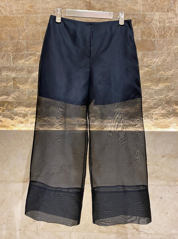 Organza Cropped Pants - 44-5058