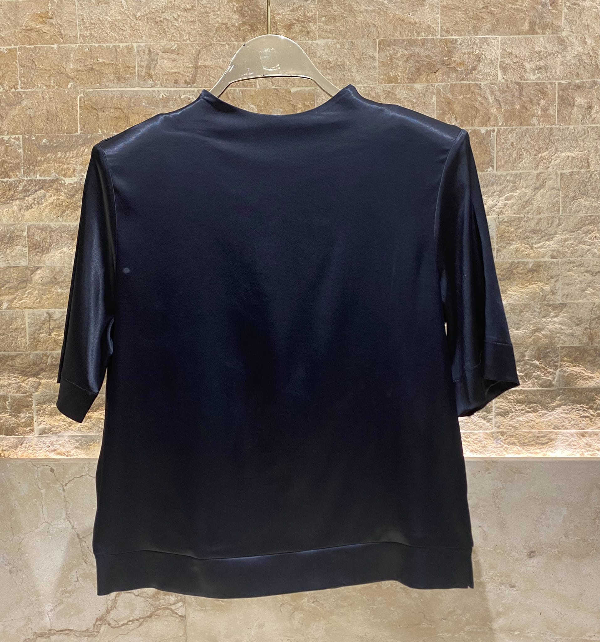 54-2112 Satin Top - Brown Loft