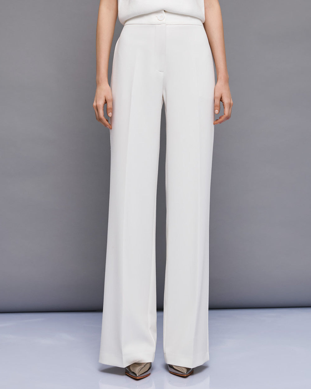 54-5035 Elegant Wide Leg Pants - Brown Loft