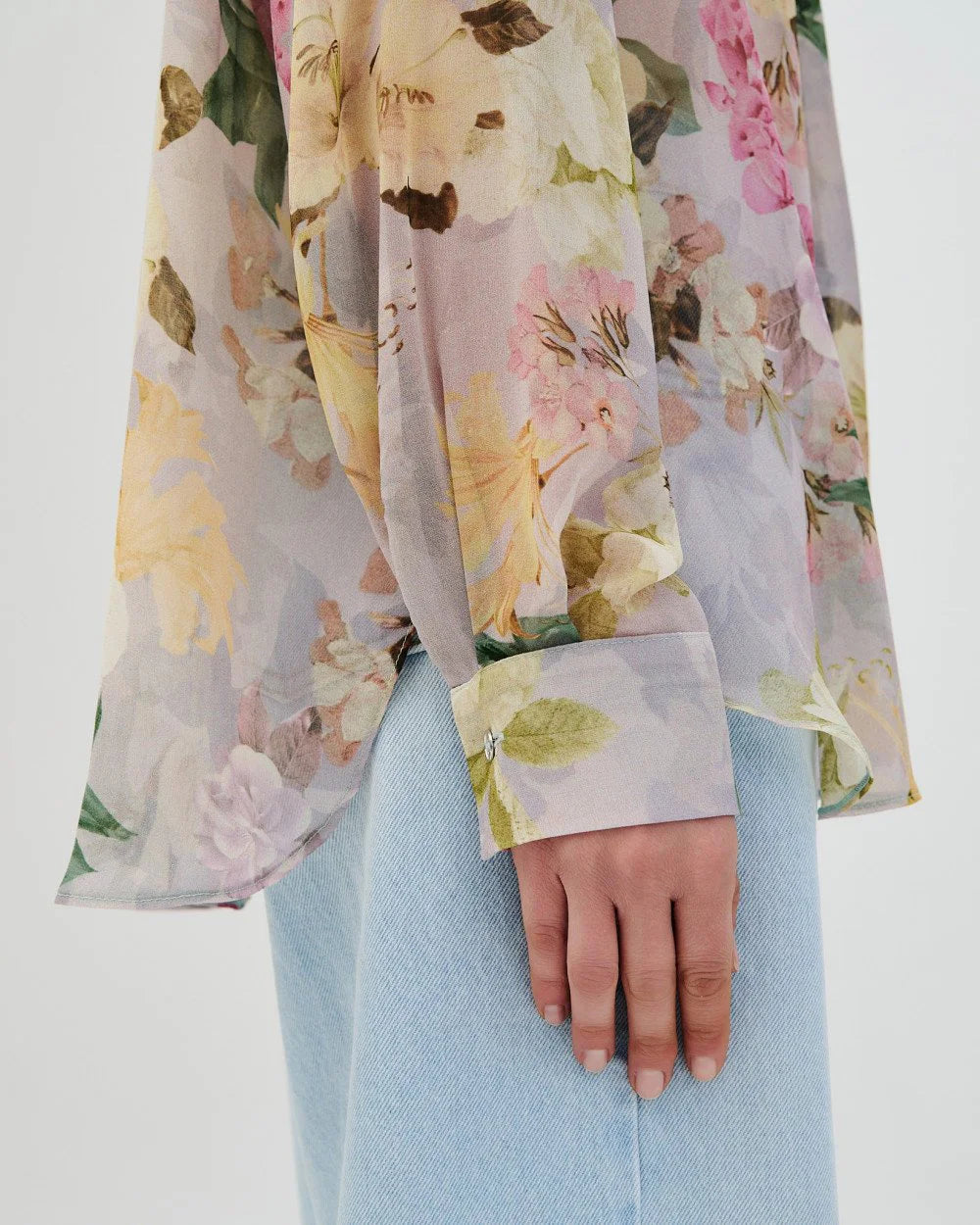 63-7072 Floral Shirt - Brown Loft