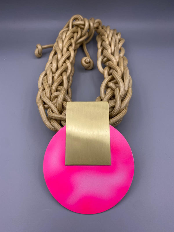 Disc Paint Necklace - 303162