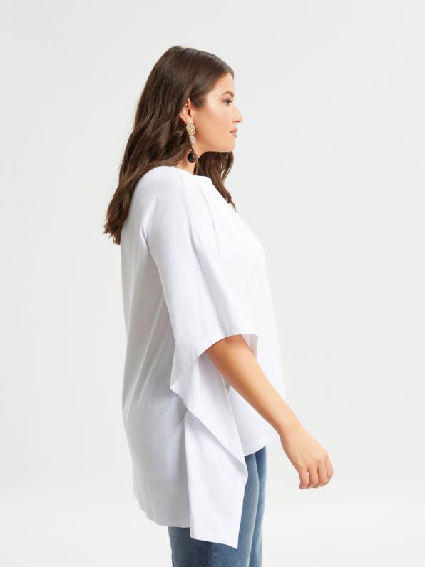 Long Back Cotton Top - 8301.1014