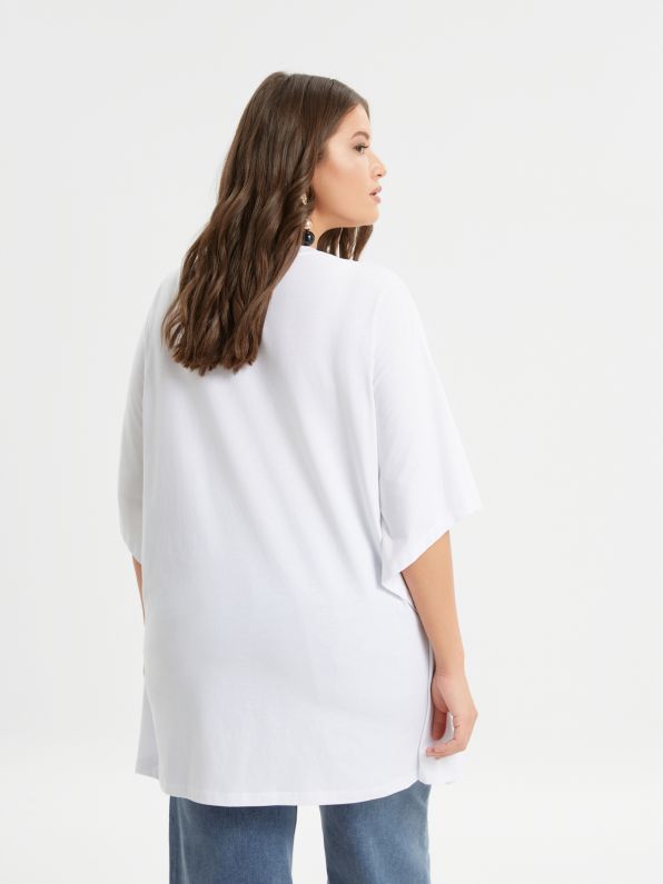 Long Back Cotton Top - 8301.1014