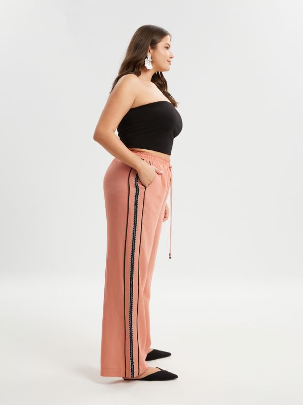 Wide Leg Linen Pants - 8301.2057 - Brown Loft