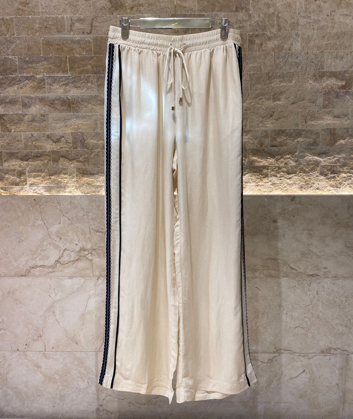 Wide Leg Linen Pants - 8301.2057 - Brown Loft