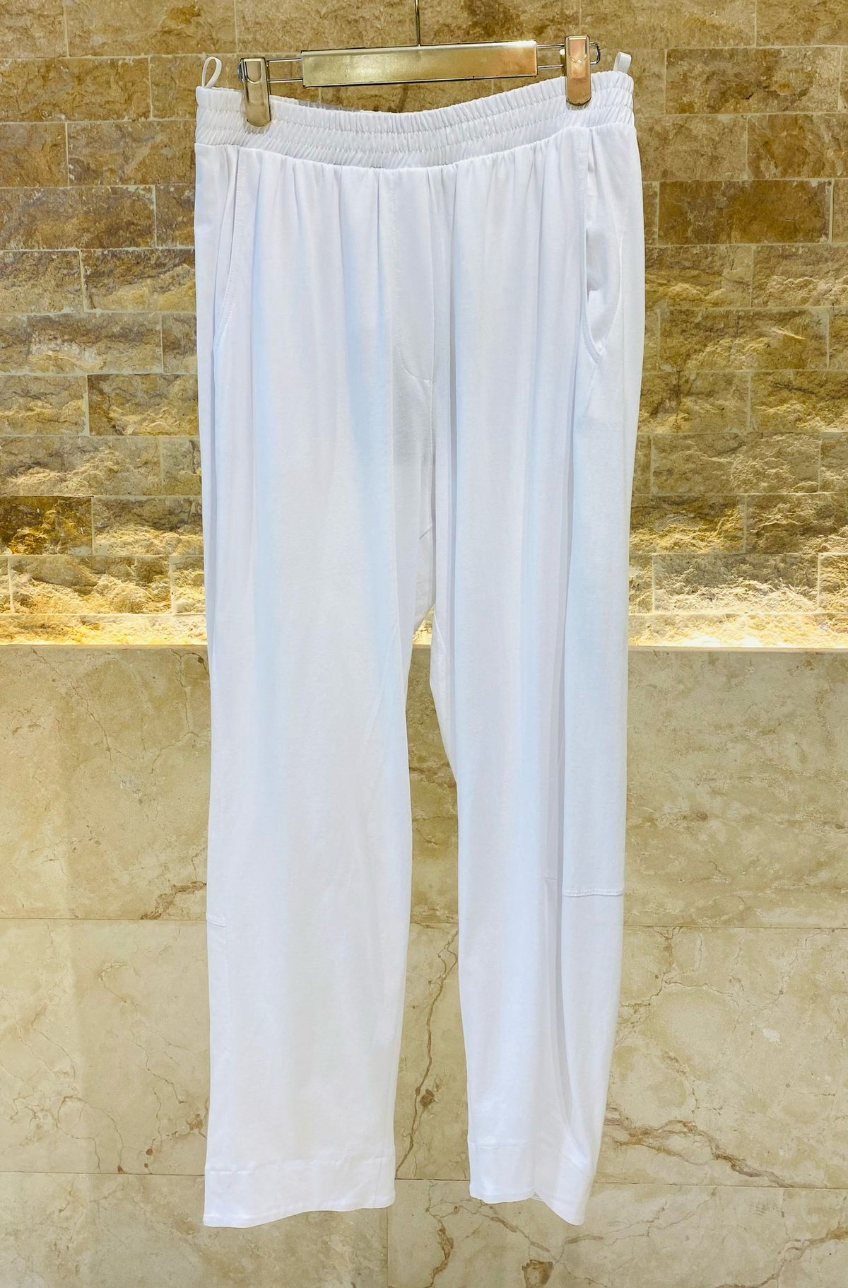 High Waist Oversized Cotton Pants - 8301.2066 - Brown Loft