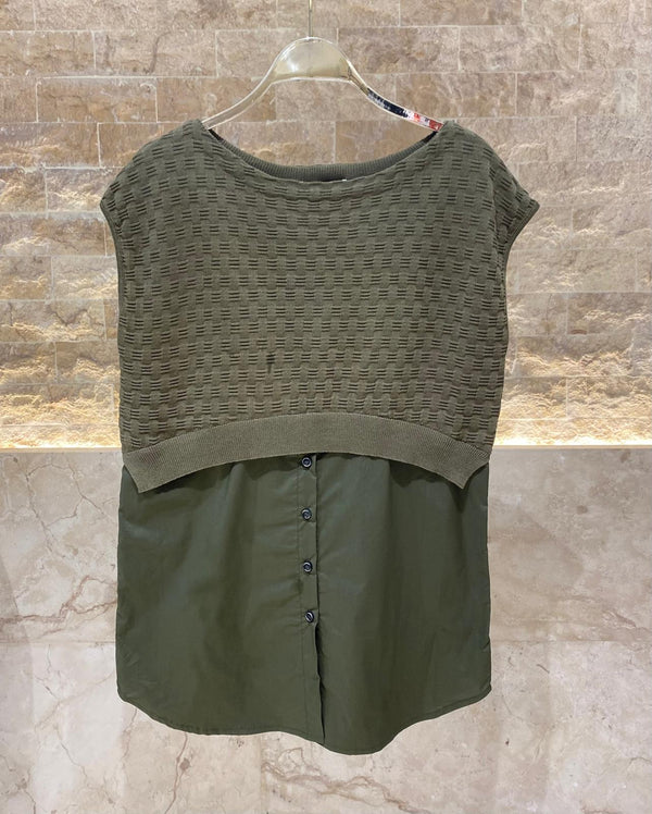 Cotton Sleeveless Top