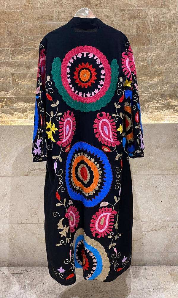 Embroidered Dress and Kaftan - AWS2-814