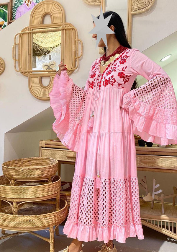 Embroidered Dress AWD-2020/204 فستان مطرز