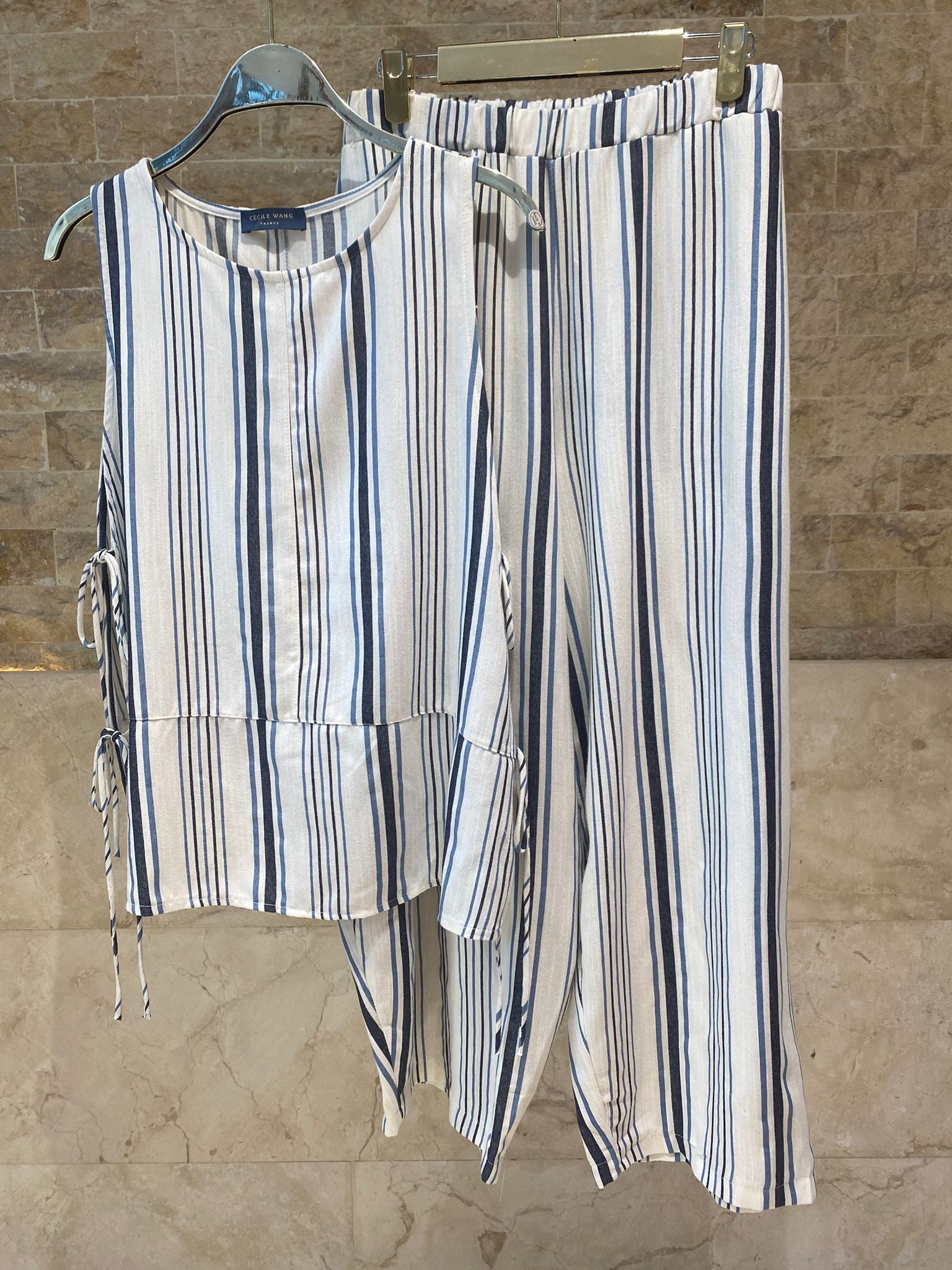 Vertical Striped Top and Pants BCG03429/747