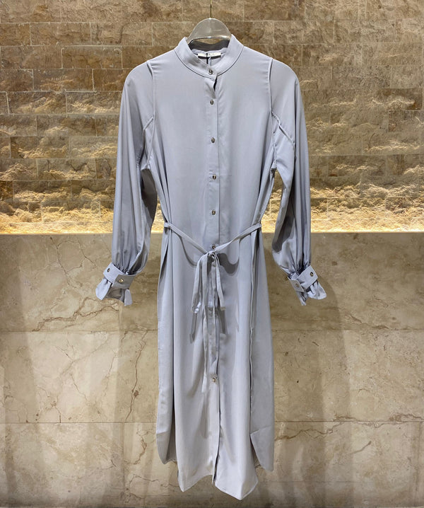 Buttoned Long Dress - COAID2039