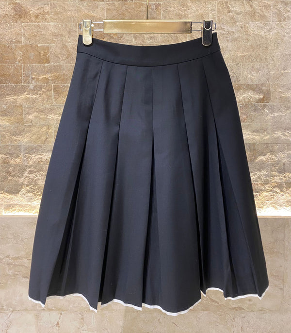 Pencil Cut Pleated Skirt - COBCS1001