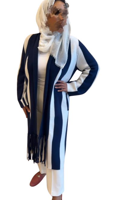 Stripes Knitwear Cardigan - 30909