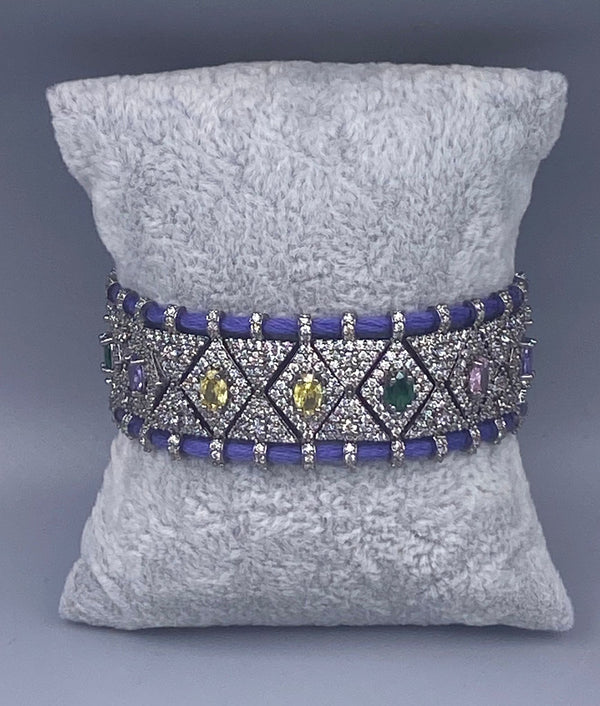 Purple Thread Bracelet - CZBRC168P