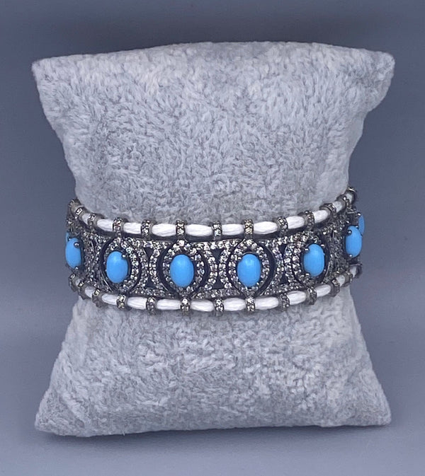 White Thread Bracelet - CZBRC179W