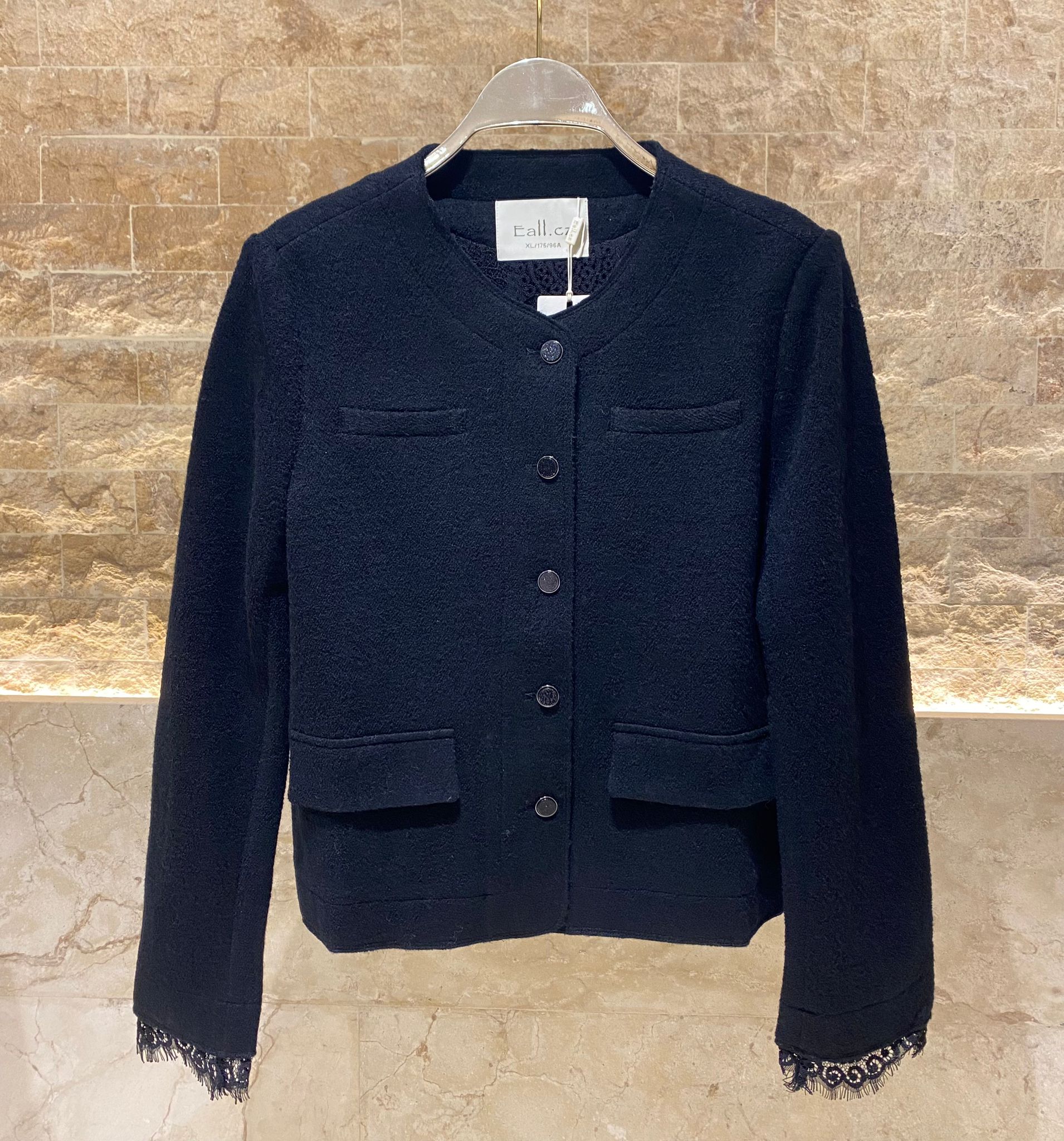 Wool Short Coat - EA-24W526 - Brown Loft