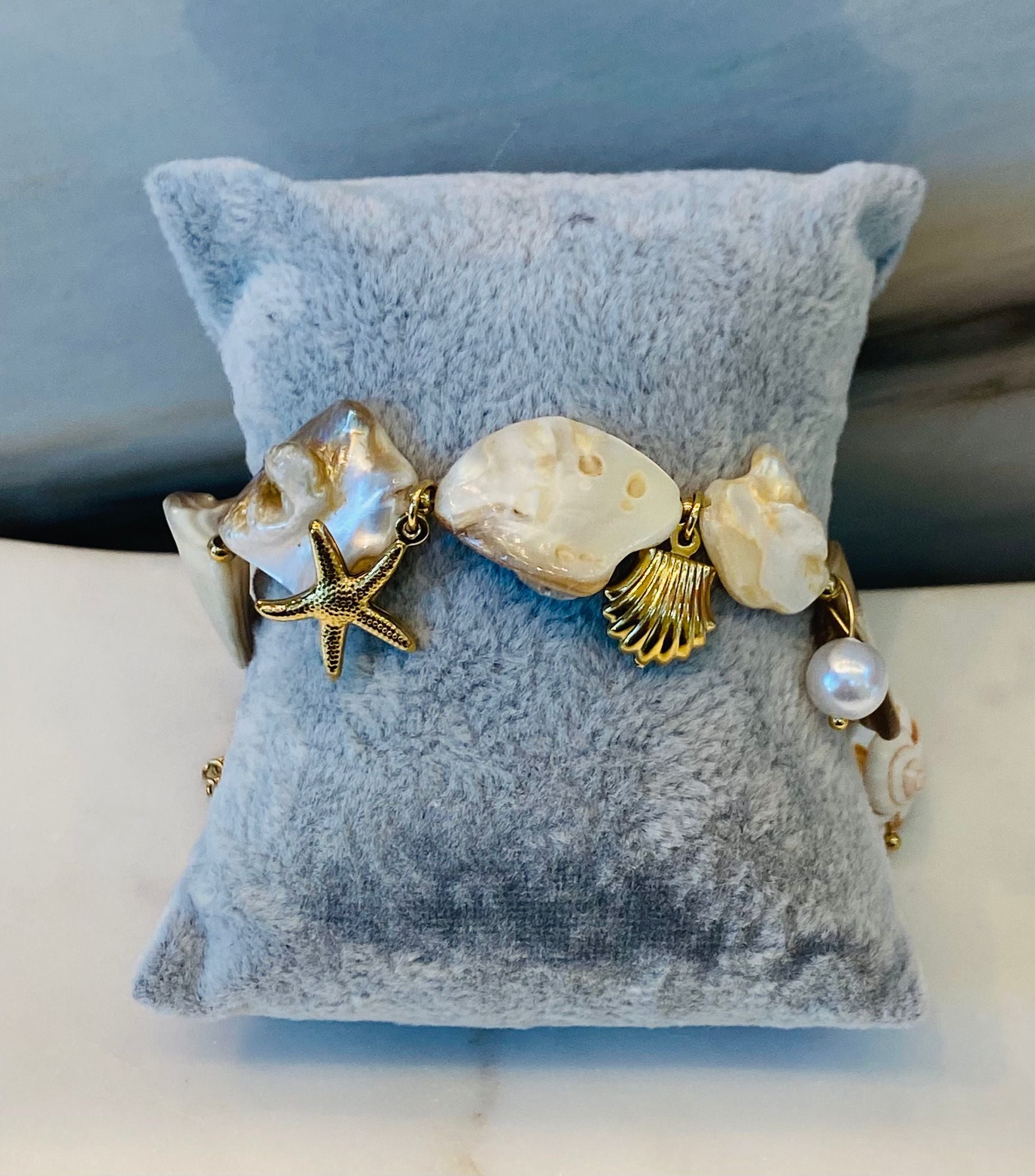 Elva Bracelet سوار سلسلة من عرق اللؤلؤ