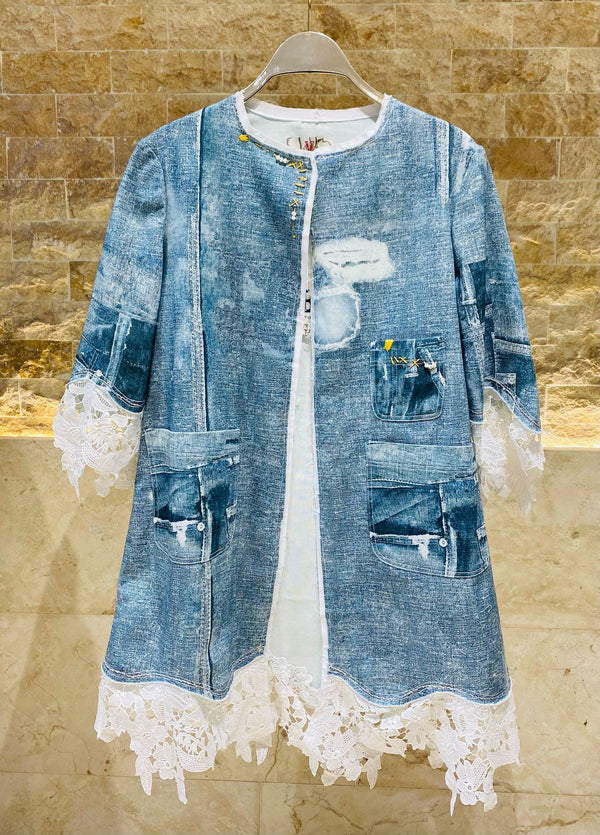 Long Denim Jacket - ZC9/H331