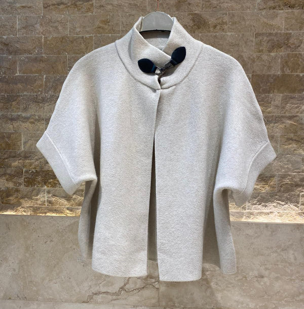 HY2394 High Collared Neck Sweater Topسترة بياقة عالية وياقة عالية