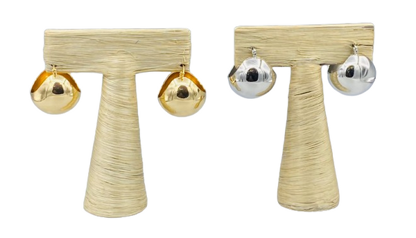 Chunky Ball Hoop Earrings - KP0001
